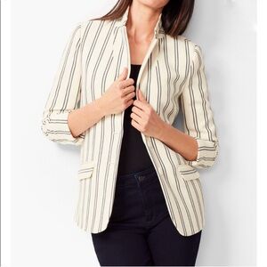 NWT Talbots Striped Blazer Sz 16